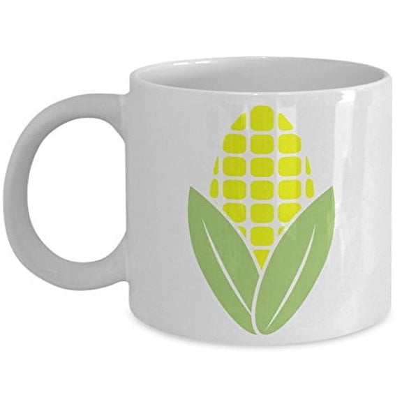 Funny Corn 11 oz Coffee Mug - Gift for Loved One White Ceramic
