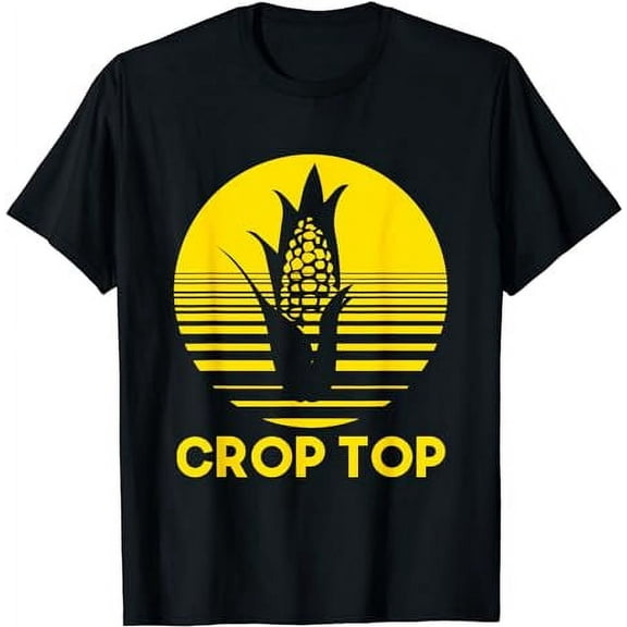 Funny Corn Crop Pun Retro Graphic Farmer Short Sleeve T-Shirt
