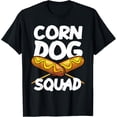 thumbnail image 1 of Funny Corn Dog Squad Men Women Kids Hot Dog Sausage Crew T-ShirtPure cotton short-sleeved shirts for both men and women, 1 of 6