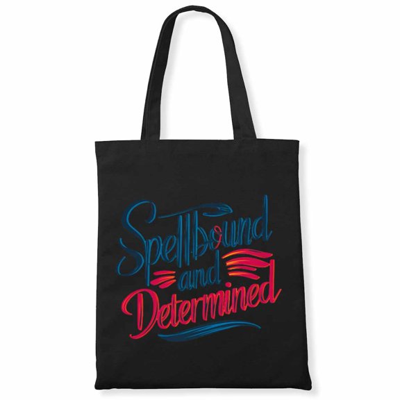 Funny Corn Halloween Cute Spellbound and Determined Canvas Bag 1Pc