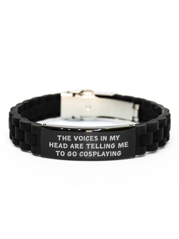 Funny Cosplaying Gifts from Friends - Inspirational Glide lock Clasp Bracelet for Cosplayers on Birthday