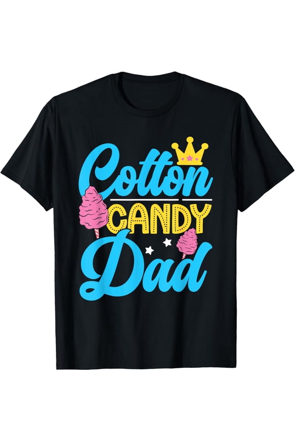 Funny Cotton Candy Dad Quote For Men Cool Flavored Candies T-Shirt