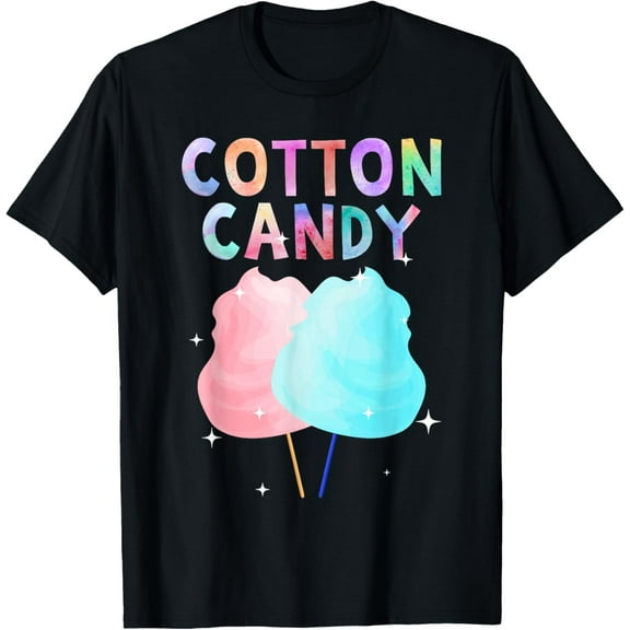 Funny Cotton Candy Design For Girls Boys Kids Sugar Lovers T-Shirt