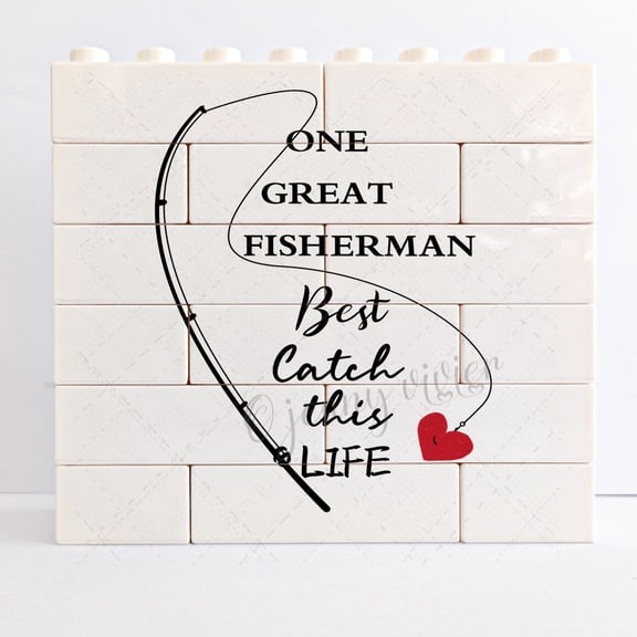 Funny Couple Gift - Novelty Decorative Sign/Plaque for Couples Newlywed Husband Wife Fishing Lovers,Ideal for Wedding Anniversary Valentine's Day Engagement Shelf Decor For Bedroom
