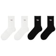 thumbnail image 1 of JSEMOY  Athletic Cotton Crew Socks, Couple Pattern, Boyfriend Girlfriend Gifts, 2 Pairs ﻿, 1 of 8