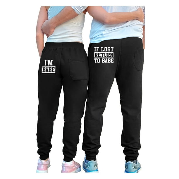 Matching couples sweatpants sale