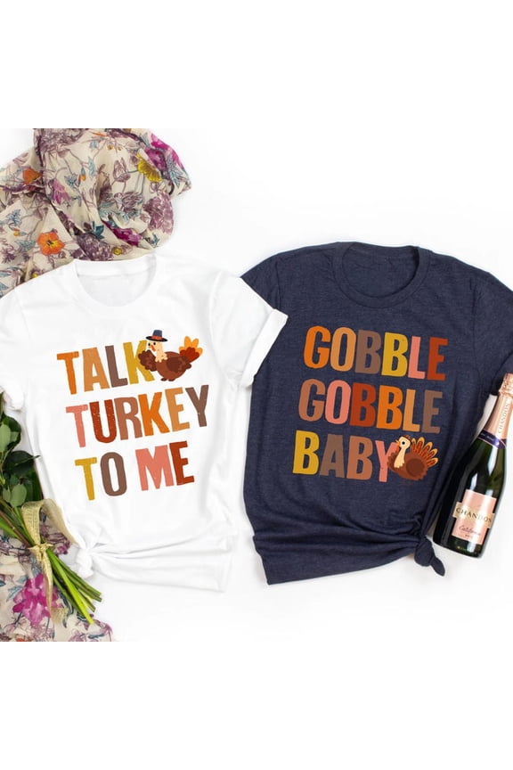 Funny Couples Thanksgiving Shirt, Couples Matching Shirt, Couples Friendsgiving Tshirt