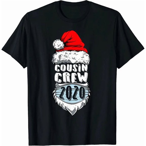 Funny Cousin Crew Christmas 2020 Costume Holiday Matching Group Unisex T-Shirt, up to Size 5XL