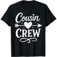 thumbnail image 1 of Funny Cousin Crew Family Matching Camping T-Shirt for Great Outdoor Adventures, 1 of 5