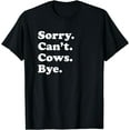 thumbnail image 1 of Funny Cow Gift for Men Women Boys or Girls T-Shirt Black X-Large, 1 of 4