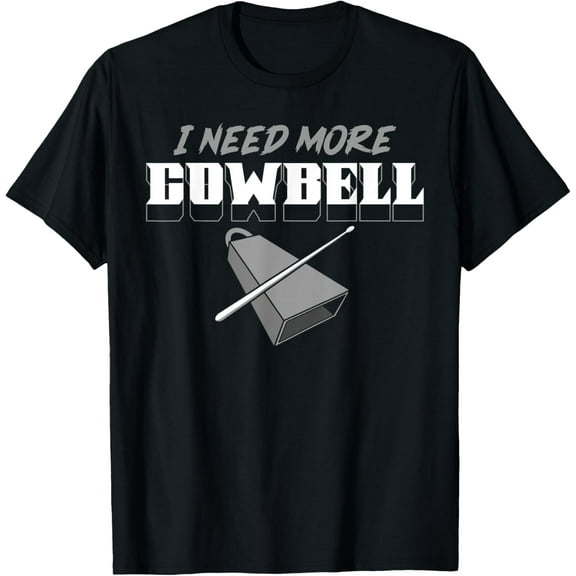 Funny Cow Humour | More Cowbell Funny Top T-Shirt