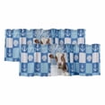 thumbnail image 1 of Funny Cow Valances for Windows, Decorative Rod Pocket Window Valance Curtains, Cute Art Modern Lovely Animals on Showering Blue Short Curtain Drapes for Kitchen/Living Room, 2 Panels, 42" W x 12" L, 1 of 8