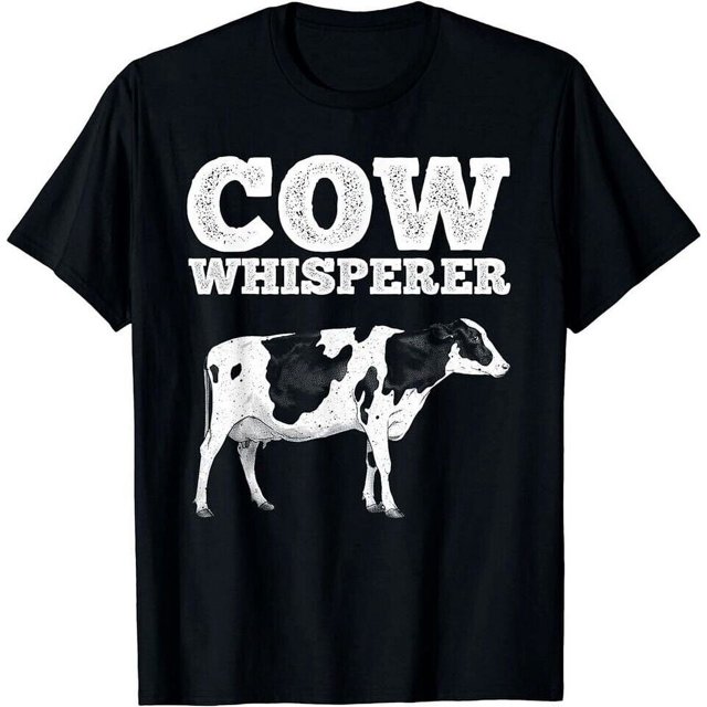 Funny Cow Whisperer Design For Men Women Cow Farmer Farming TShirt