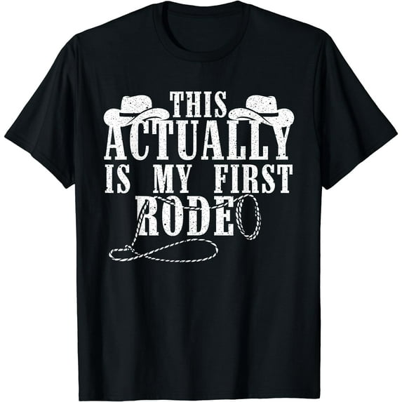Funny Cowboy For Men Women Rodeo Western Horseback Racing T-Shirt Black 2X-Large