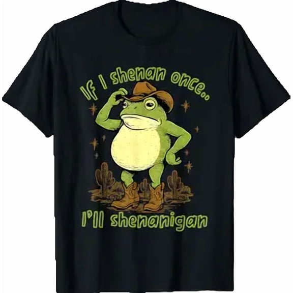 Funny Cowboy Frog T-Shirt
