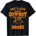 thumbnail image 1 of Funny Cowgirl Horse Gift For Western Equestrian Girls Women T-Shirt Black 3X-Large, 1 of 3