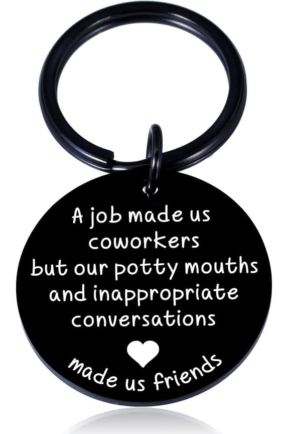 Funny Coworkers Gifts for Women Men Office Keychain Valentines Day Gifts for Coworkers Friends Employee Appreciation Gifts Thank You Gifts for Work Bestie Coworker Leaving Going Away Christmas Gift