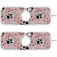 thumbnail image 1 of Funny Cows and Milk on Pink 2PCS Faucet Absorbent Mat Kitchen Faucet Sink Splash Guard Microfiber Cloth Faucet Splash Catcher Water Absorbent Mat Behind Faucet, Faucet Mat for Kitchen Sink 30x5in, 1 of 7