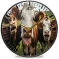 thumbnail image 1 of Funny Cows Wall Clock Silent Non-Ticking Round 12 Inch Quartz Battery Operated Wall Clock for Kitchen,Bedroom,School,Living Room Home Decor, 1 of 7