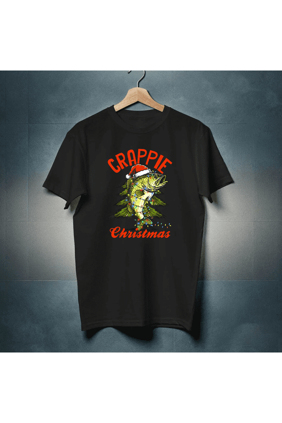 Funny Crappie Christmas Ugly Sweater Fishing Lover Holiday Angler Vibe Sweatshirt, for men & women, up to size 5XL.