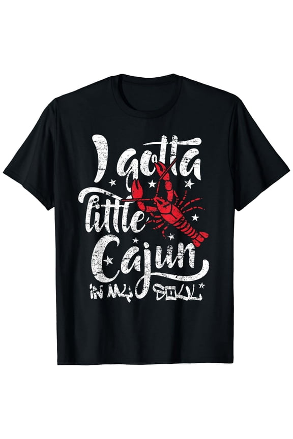 Funny Crawfish Boil Little Cajun Shirt Crayfish Festival Men T-Shirt