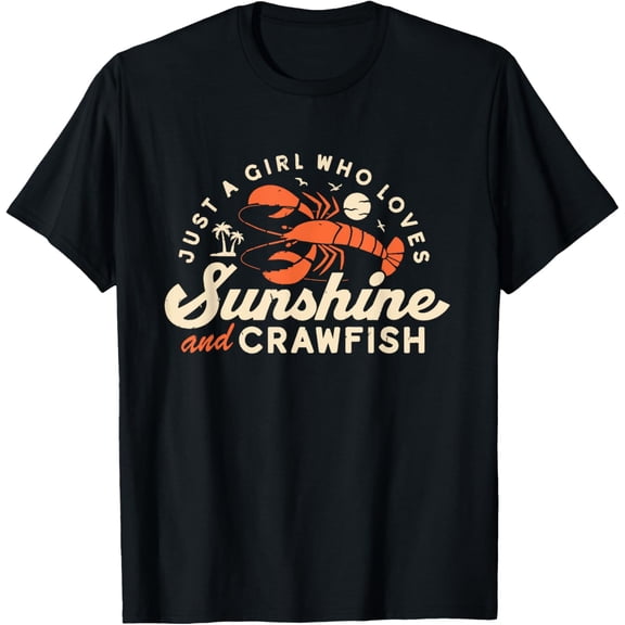 Funny Crawfish Women Shirt Cajun Boil Girl Party Festival T-Shirt