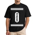 thumbnail image 1 of Funny Crayon Halloween Shirt, Unisex Costume T-Shirt for Adults and Teens - Black, XL, 1 of 1