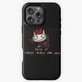 thumbnail image 1 of Funny Crazy People Are Hot Emo Quote Phone Case for iPhone 16 15 14 13 12 11 Pro Max, 1 of 2