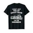 thumbnail image 1 of Funny Crazy Train Engineer Shirt for Women & Men, 1 of 5