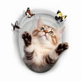 thumbnail image 1 of Funny Creative 3D Cat Toilet Stickers,Squirrel 3D Sticker for Toilet,Animals 3D Wall Stickers,DIY Self-Adhesive Toilet Seat Decals,Waterproof Removable Toilet Lid Decals Bathroom Decor, 1 of 8