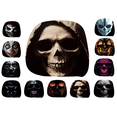 thumbnail image 1 of Funny Creepy Reaper Skull Car Headrest Cover, Stretch Elastic Universal Auto Head Rest Protector, Halloween Prank Decorative Headrest Sleeve, 1 of 6