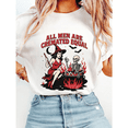 thumbnail image 1 of Funny Cremated Men Print Tshirts for Womens Feminist Witch Graphic Tees Retro Halloween Spooky Casual Tops Short Sleeve Shirts White,5XL, 1 of 6