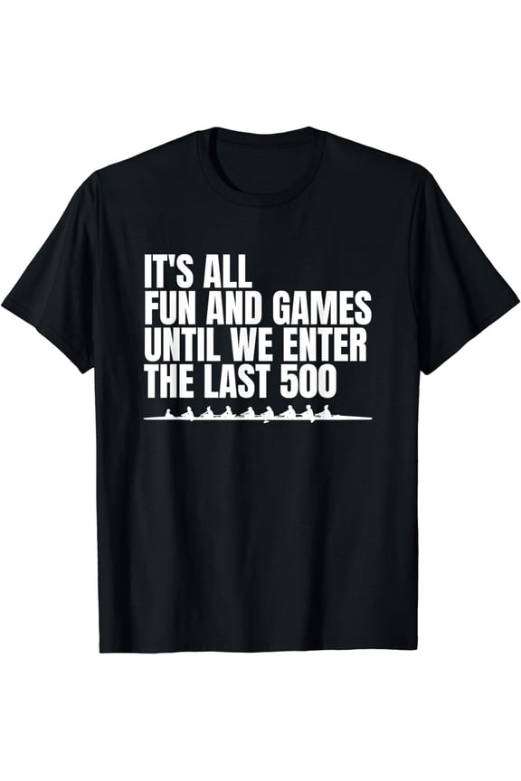 Funny Crew Boat Rowing Team Rower Competition Rowing Oar T-Shirt