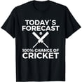 thumbnail image 1 of Funny Cricket Player Outfits T-Shirt, 1 of 4