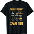 thumbnail image 1 of Funny Cricket Things To Do In My Spare Time T-Shirt, 1 of 4