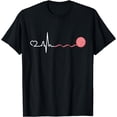 thumbnail image 1 of Funny Crochet Heartbeat Graphic Gift Idea Men Women Kids T-Shirt, 1 of 3