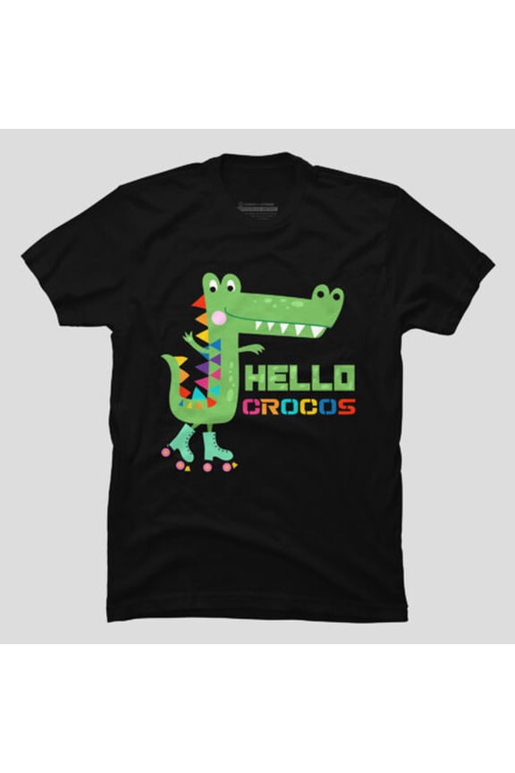 Funny Crocodile Alligator Graphic T-shirt M2982711, Up to Size 5XL