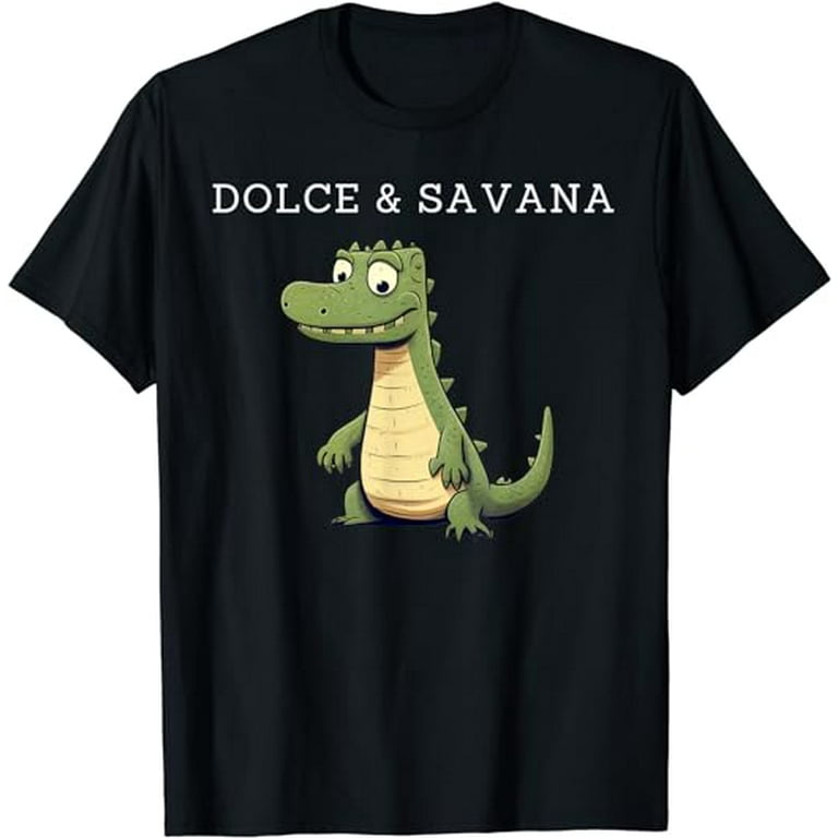 Funny Crocodile Designer Savannah Dolce T Shirt Walmart