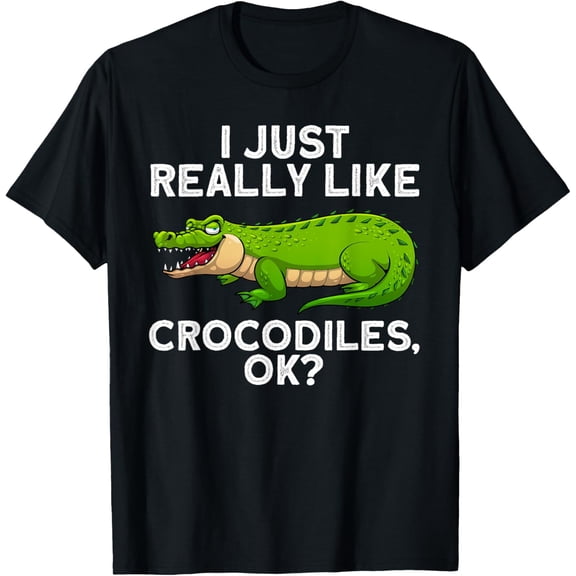 Funny Crocodile For Men Women Kids Alligator Crocodile Lover T-Shirt