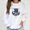 thumbnail image 1 of Funny Cross Cat Religious Pet Pun Humor Retro Graphic Unisex Sweatshirt M391070, Up to Size 5XL, 1 of 2