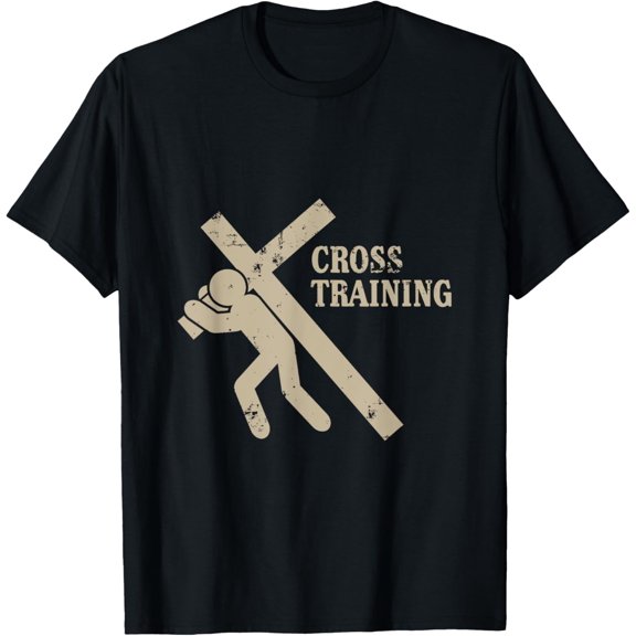 Funny Cross Training Religious Weightlifting Exercise T-Shirt