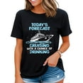 thumbnail image 1 of Funny Cruise Design For Men Women Cruising Boat Trip Lovers T-Shirt Black X-Large, 1 of 4