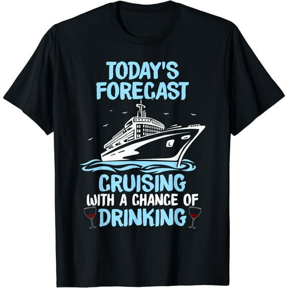 Funny Cruise Design For Men Women Cruising Boat Trip Lovers T-Shirt