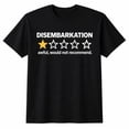 thumbnail image 1 of Funny Cruise Disembarkation Review Graphic T-Shirt, Unisex Classic Fit, 1 of 9