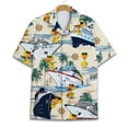 thumbnail image 1 of Funny Cruise Duck Hawaiian Shirt For Men Casual Summer Vacation Duck Beach Short Sleeve Button Down Shirt, 1 of 7