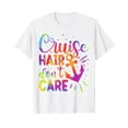 thumbnail image 1 of Funny Cruise Hair Don't Care White Cotton T-Shirt, 1 of 5
