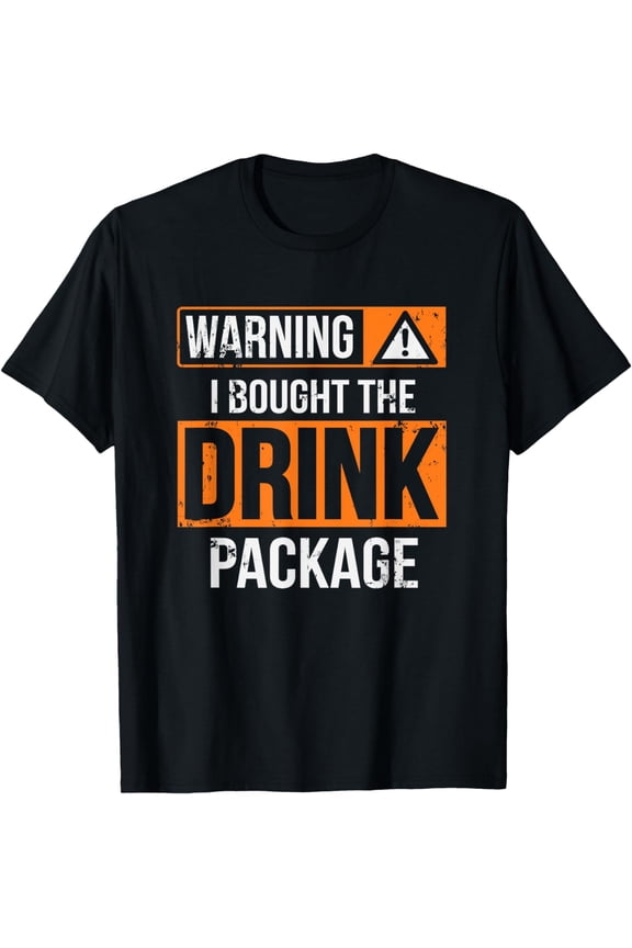 Funny Cruise Ship T-Shirt Caribbean Vacation Drink Package mens t shirt,black,women,funny,misfits,men,journey,t-shirt