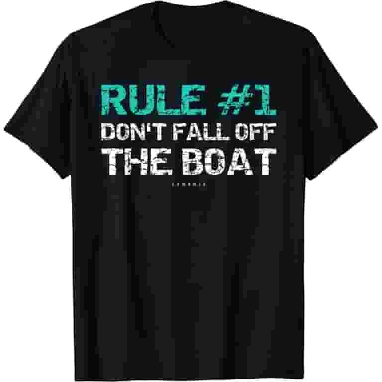 Funny Cruise Shirts - Rule 1 Don't Fall Off The Boat Shirt Funny Cruise Shirts - Rule 1 Don't Fall Off The Boat Shirt