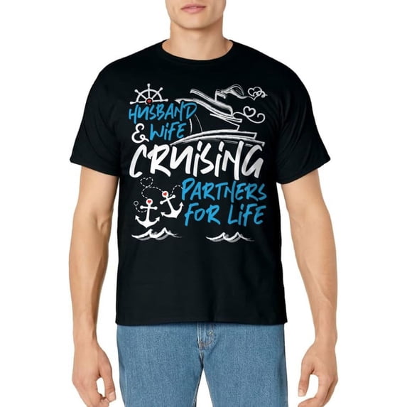 Funny Cruising Cruise Couples Spouse Lover Vacation Matching T-Shirt