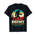 thumbnail image 1 of Funny Cryptid Bigfoot Saw Me But Nobody Believes Him Bigfoot Black T-Shirt, 1 of 5